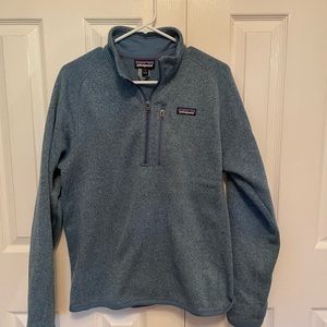 Patagonia blue pullover sweater size small